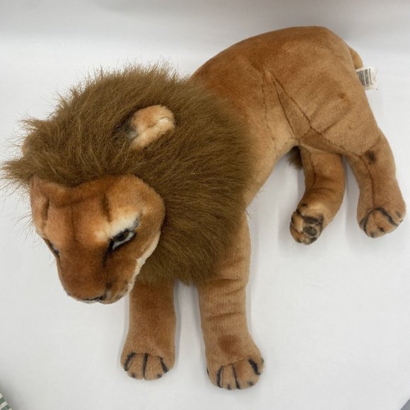 Jumbo Realistic Lion Kelly Toy Stuffed Animal Plush 21” Body - Picture 8 of 12